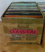 1 Large Box of Records Mostly Classical
