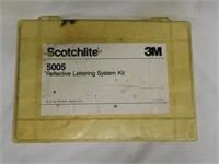 Scotchlite reflective lettering system kit