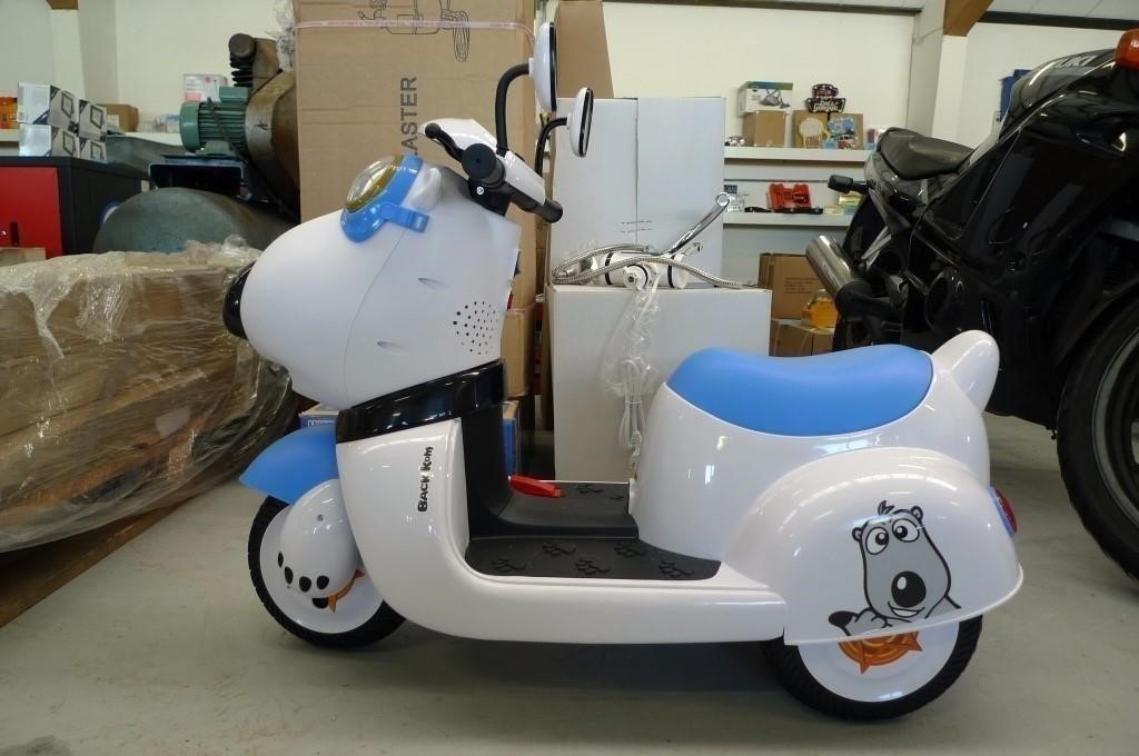 Ed Mission spids Snoopy. Tre Hjulet El-scooter til børn. Orange. | Campen Auktioner A/S