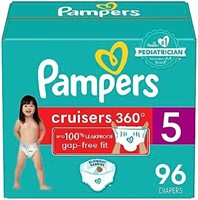 Diapers Size 5, 96 Count - Pampers Pull On