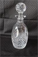 Waterford signed decanter 10.5"
