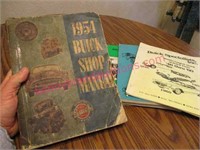 1954 buick shop manual & a few other car books