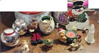 HUGE LOT OF VINTAGE CHRISTMAS ORNAMENTS