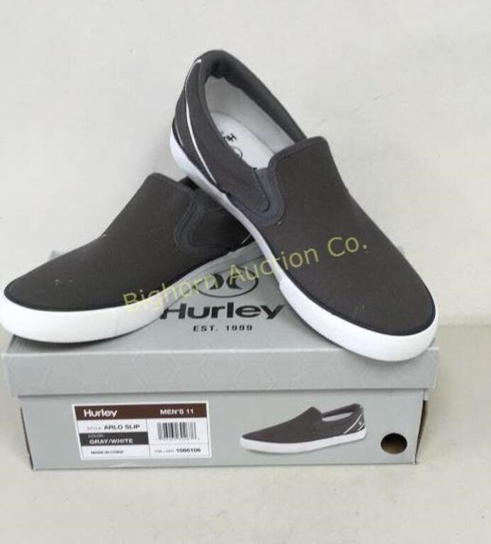 Hurley Arlo Gray/ White Mens Size 11