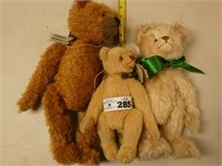 (3) Jointed 'Karens Treasures' Bears