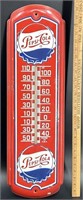 Pepsi Cola Metal Advertising Sign Thermometer