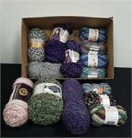 New skeins of yarn