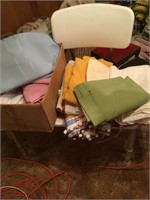 Box of table cloths