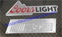 Coors Light Nascar Lighted Sign