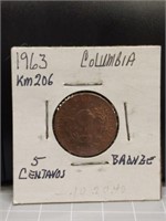 1963 Columbian coin