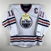 MARK MESSIER AUTOGRAPHED JERSEY