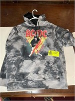 AC DC HOODIE SIZE LARGE MINOR DAMAGE