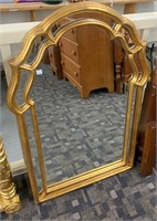 Modern Gilt Framed Wall Mirror