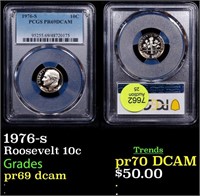 Proof PCGS 1976-s Roosevelt Dime 10c Graded pr69 d