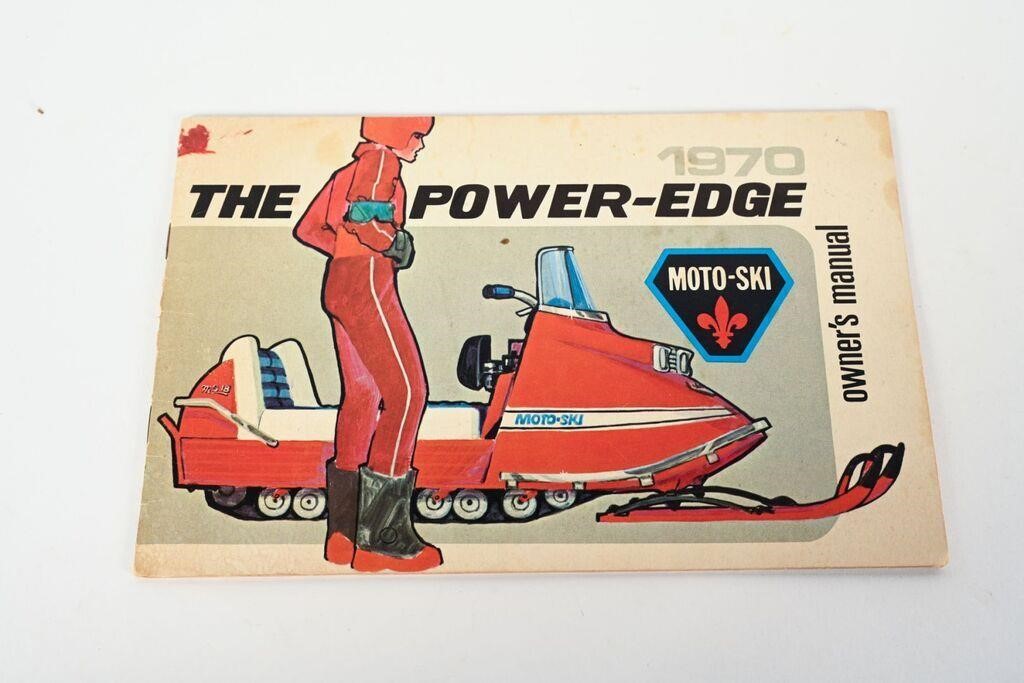 1970 MOTO-SKI THE POWER-EDGE OWNER'S MANUAL