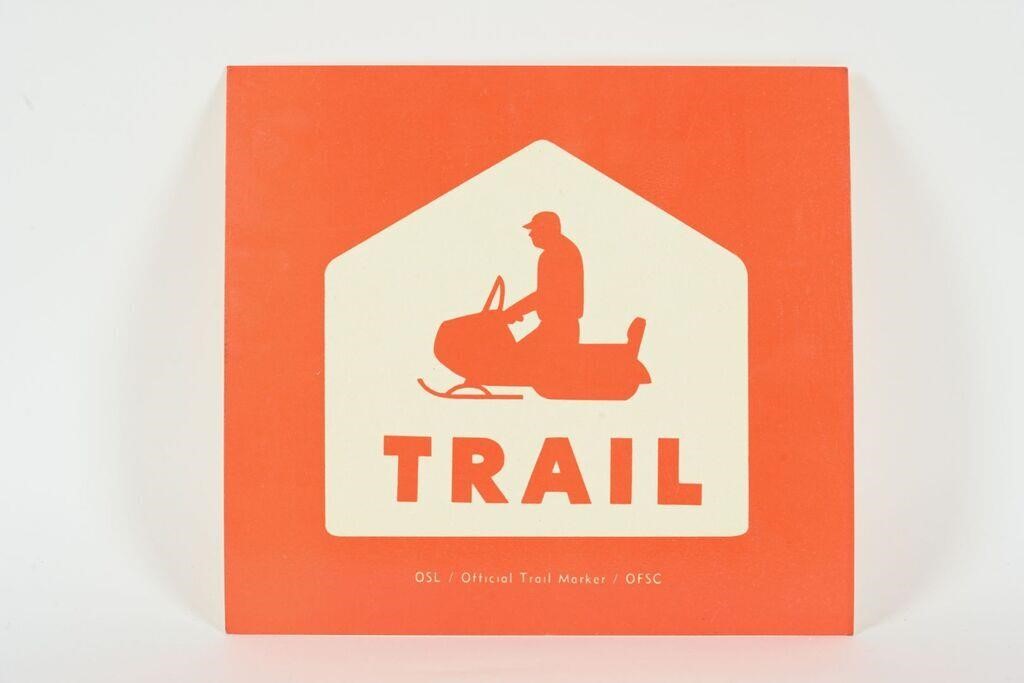 OFSC TRAIL CARDBOARD SIGN