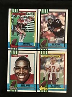 LOT OF (48) 1990 TOPPS NFL FOOTBALL PICTURE CARDS