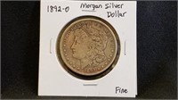 1892O Morgan Dollar