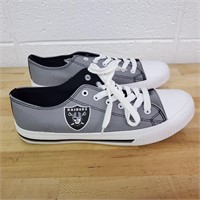 Raiders Men's Size 9 Foco Low Top Sneakers