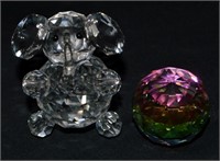 2 pcs Crystal Figurines (Elephant)