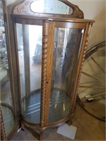 Curio Cabinet with Glass Shelves 34"w x 15"d x 64"