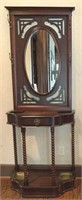 Bombay Mirrored Hall Tree/Umbrella Stand