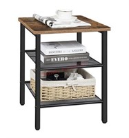 BEEWOOT End Table, 3-Tier Side Table