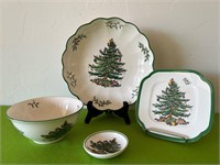 Spode Christmas Tree Serving Bowl, Soup Bowl +