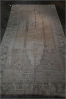 Oushak Hand Knotted Rug 4.6 x 8.4 ft