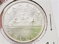 1966  Canadian Silver Dollar