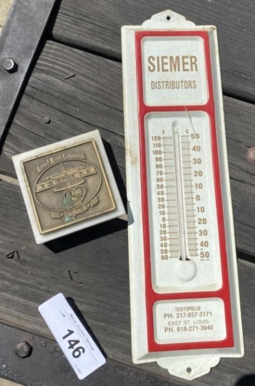 Siemer Thermometer & Paperweight