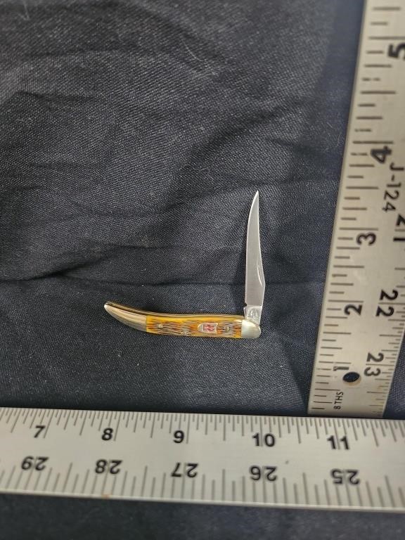 Kissing Crane - bone handle mini toothpick