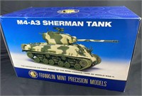 Franklin Mint M4-A3 Sherman Tank, Die Cast