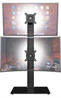 New Dual Monitor Stand - Vertical Stack Screen