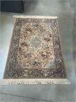 Karastan Floor Rug with Decorative Fringe