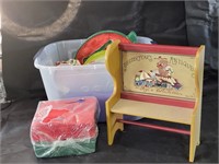 Baking Pans, Wall Decor, Doll Bench & More