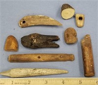 lot with several St. Lawrence Island artifacts   (
