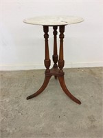 Gorgeous Marble Top Side Table / Plant Stand