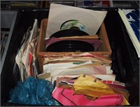 Vintage 45 Rpm Records Milk Crate Filled Lot