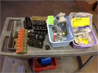 LOT OF MISCELLANEOUS ELECTRICAL SUPPLIES