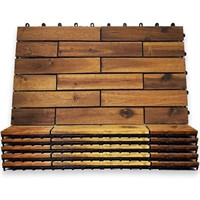 Interlocking Deck Tiles 24 x 12 Long Boards- 6 Pk