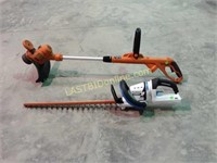 Weedeater and Hedge Trimmer