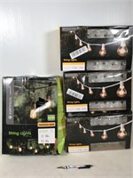 assorted string lights, work, open box item