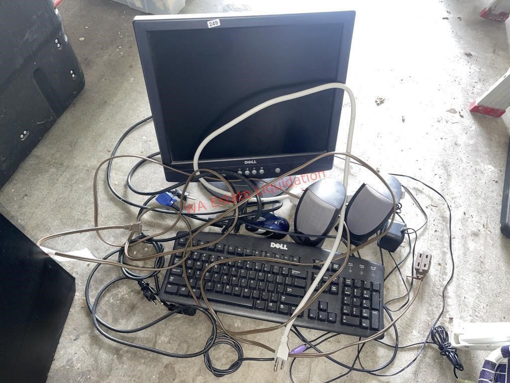 Computer Monitor, Mouse, Keyboard, No Tower