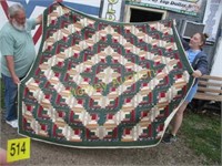 GREEN&RED QUILT