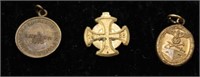 (3) Nazi miniature medals, West Wall, RLB