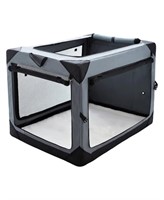 36 Inch Collapsible Crate for Large Dogs, 4-Door