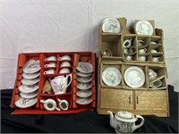 Two sets of children’s tea sets