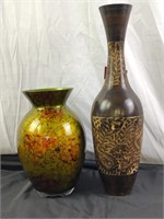 2 Large Vases
