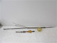 Lightening Rod w/Glass Ball & Arrow